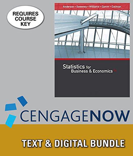 LMS Integrated for CengageNOW 2 terms Printed Access Card for Anderson Sweeney Williams Camm Cochran s Modern Business Statistics with Microsoft Office Excel 6th Epub