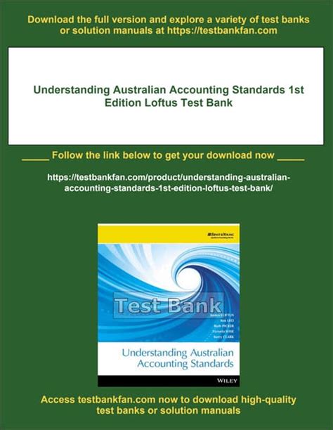 LOFTUS PICKER UNDERSTANDING AUSTRALIAN ACCOUNTING STANDARDS ANSWERS Ebook Epub