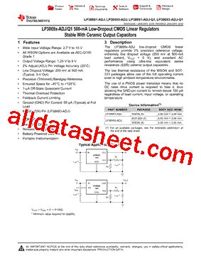 LP38693QSD-ADJ/NOPB