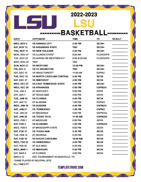 LSU Women's Basketball Schedule: A Season Preview