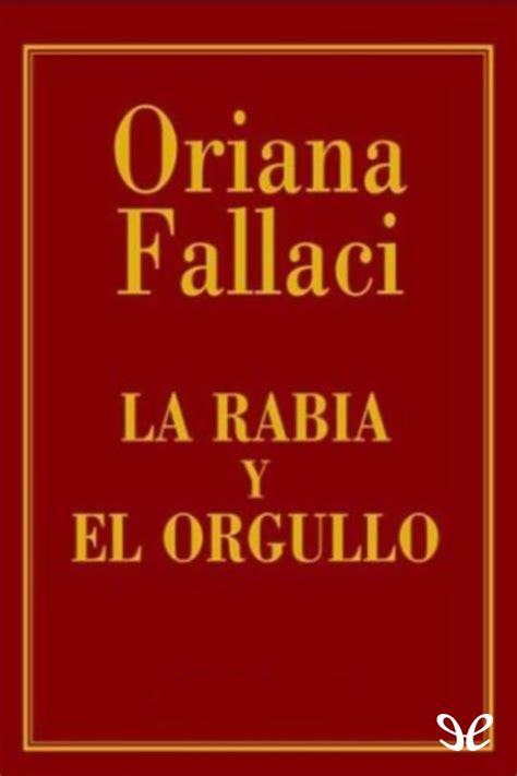 La rabia y el orgullo â€“ Oriana Fallaci PDF Epub