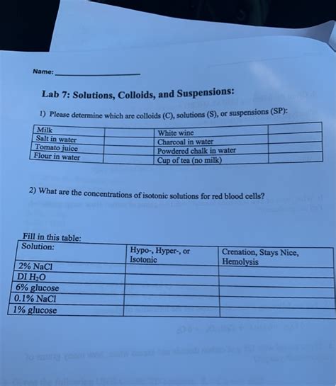 Lab Solutions Suspensions And Colloids Answers Bing Epub