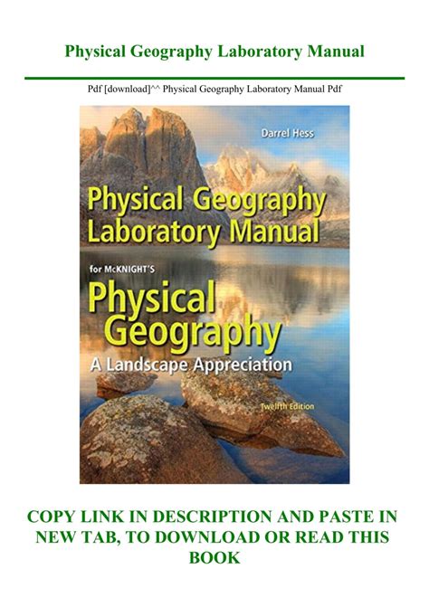 Laboratory Manual for Physical Geography Kindle Editon