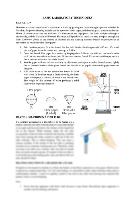 Laboratory Techniques C1 Answers PDF