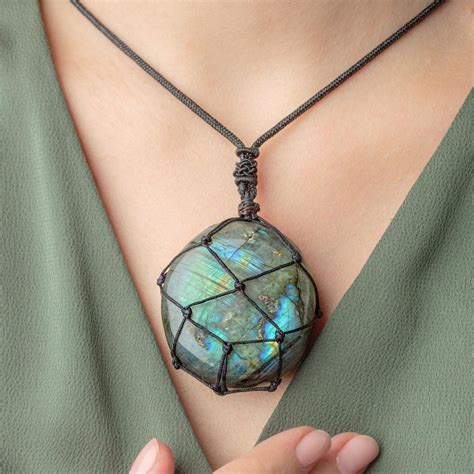 Labradorite Crystal Necklace: A Stone of Transformation and Magic