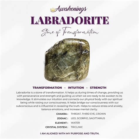 Labrodite Stone: A Journey into the Realm of Transformation and Spiritual Awakening