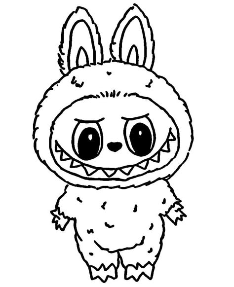 Labubu Coloring Pages Free Printable