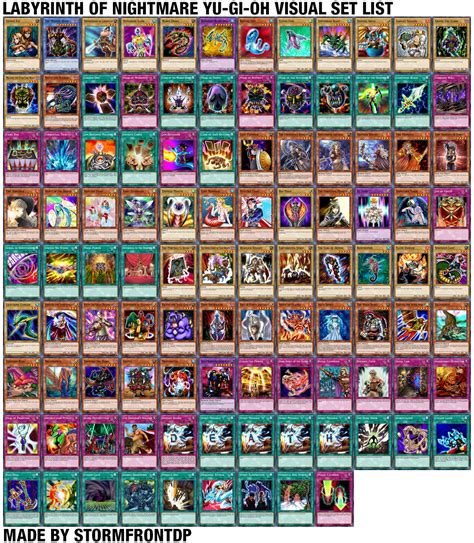 Labyrinth of Nightmare Card List: A Comprehensive Guide