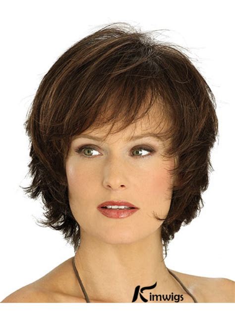 Lace Front Amazing Layered Straight Short Wigs