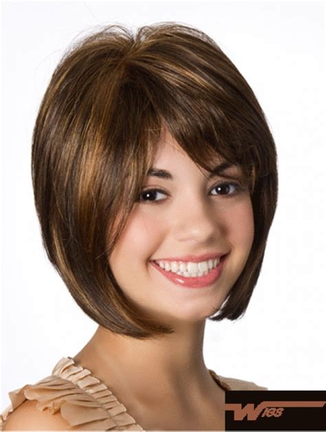 Lace Front Straight 10" Brown Bob Hairstyles