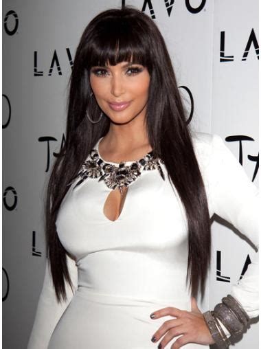 Lace Front Straight Long Kim Kardashian Wigs: 7,822% Surge in Demand in 2025