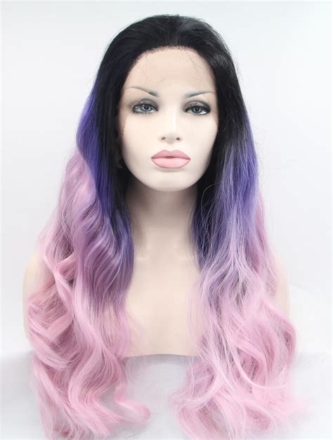 Lace Front Wigs: Wavy Ombre/2 Tone vs. Bangs