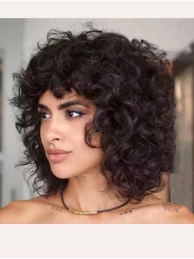 Lace Wigs Curly Brown Synthetic Top Short And Wild Shag Wigs