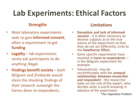 Lack of Experimentation: