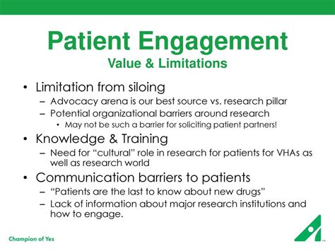 Lack of Patient Engagement: