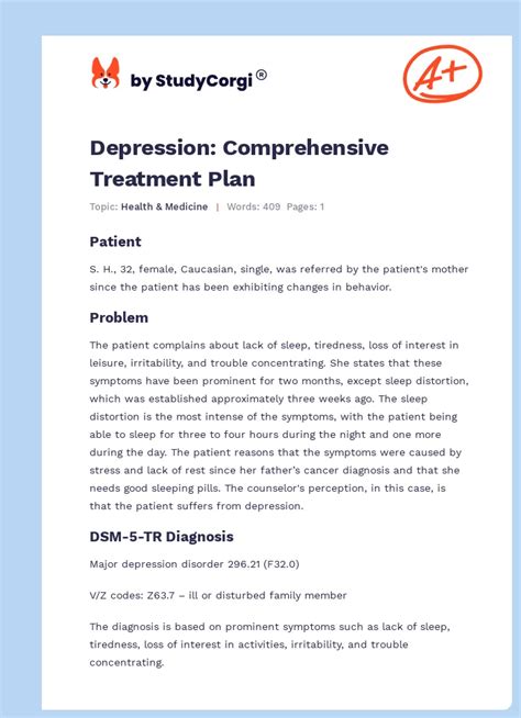 Lack of a comprehensive treatment plan: