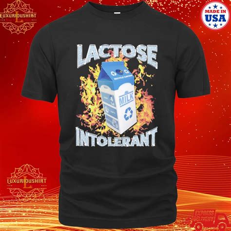 Lactose Intolerance: The Uncomfortable Truth Emblazoned on a Shirt