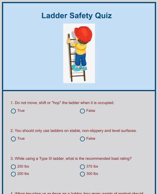 Ladder Safety Quiz And Answers Epub