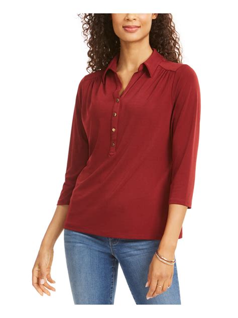 Ladies' 3/4 Sleeve Tops: The Perfect Balance for Year-Round Style and Comfort