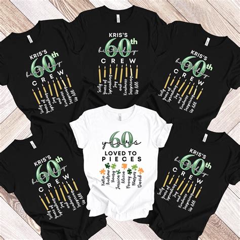 Ladies' 60th Birthday T-Shirts: A Timeless Way to Celebrate