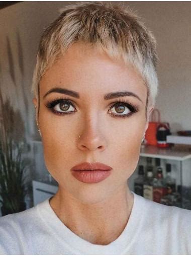 Ladies Short Wigs 2025: Cropped Lace Front Straight Blonde Boycuts VS Pixie Cut Wigs