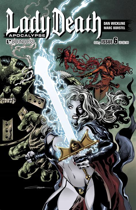 Lady Death 6 Wrap Cover Reader
