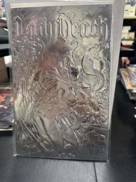 Lady Death IV The Crucible 1 Foil Embossed Silver Edition Doc