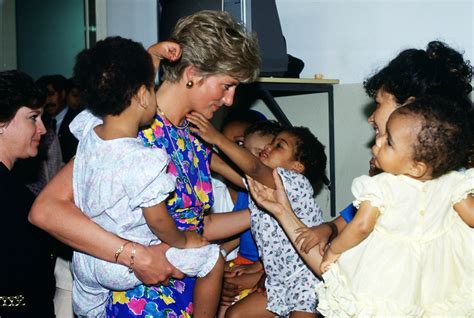 Lady Diana's humanitarian efforts