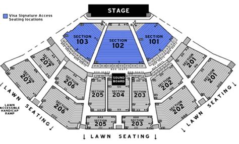 Lakewood Amphitheater Seating Chart