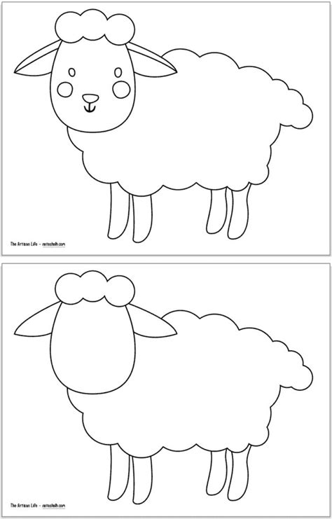 Lamb Pattern Printable
