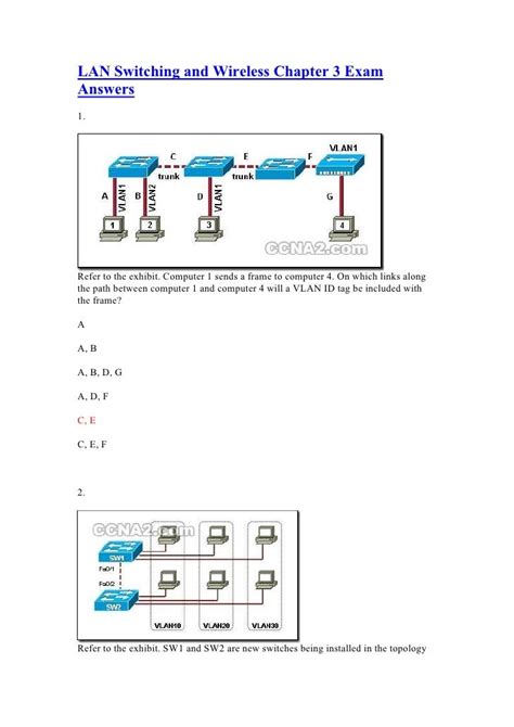 Lan Switching Wireless Lab Answers Doc