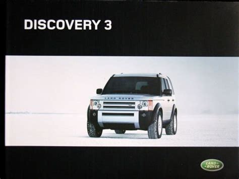 Land Rover Discovery 3 Brochure Download Ebook Kindle Editon