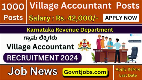 Land Your Dream Job: Village Accountant Recruitment 2024 Apply Online!**