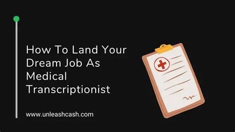 Land Your Dream Transcription Gig: Unleash the Power of "Transcription Jobs Near Me"