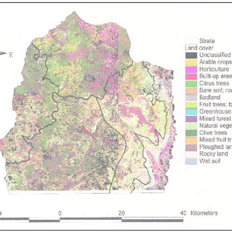 Land area estimation: