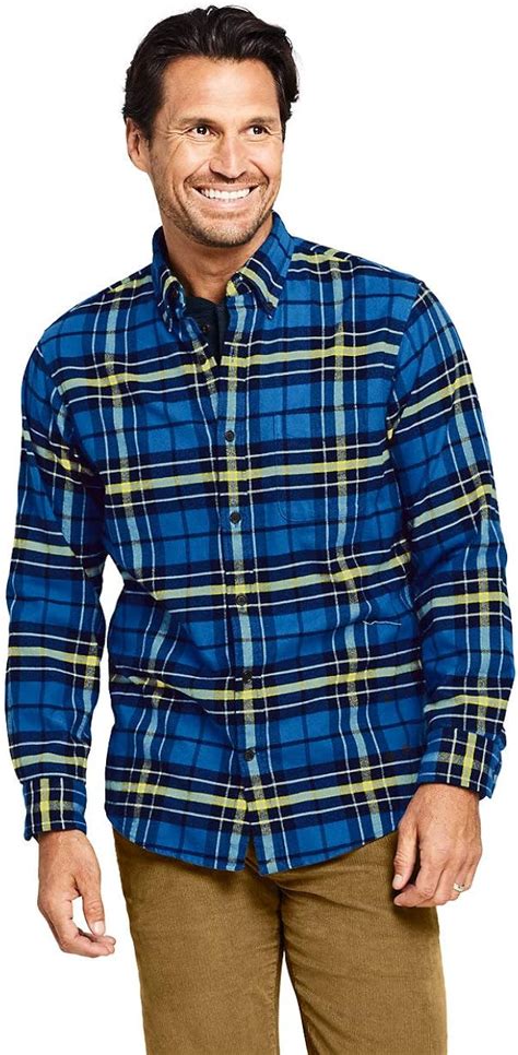 Lands' End Men's Flannel Shirts