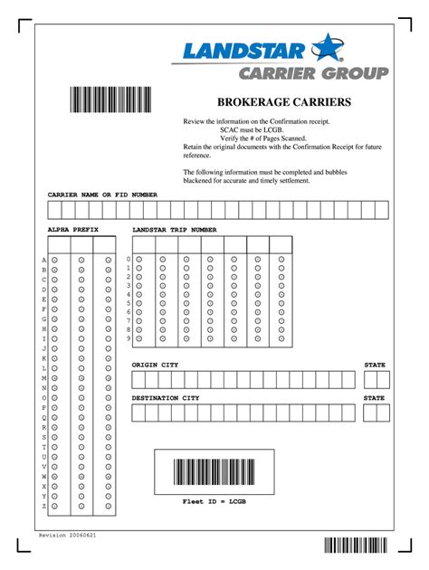 Landstar Transflo Cover Sheet Ebook PDF