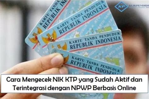 Langkah-langkah Mengecek Status Bantuan dengan NIK KTP