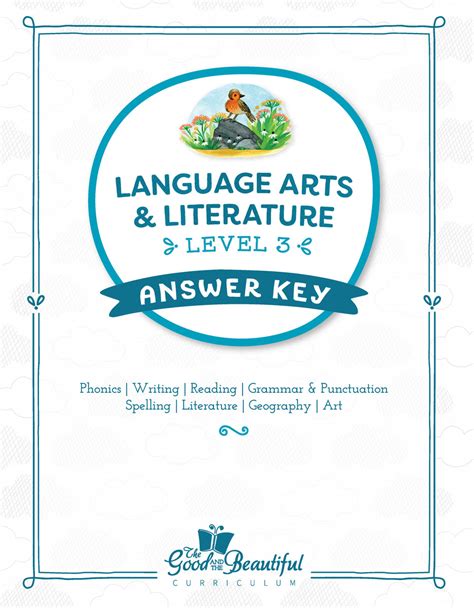 Language Arts Answer Key Epub