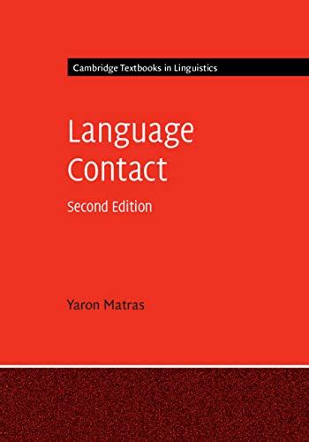 Language Contact Cambridge Textbooks in Linguistics Ebook Kindle Editon