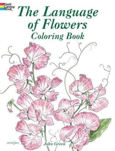 Language Flowers Coloring Dover Nature Reader