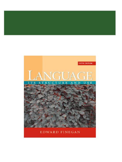 Language Its Structure And Use Answer Key Kindle Editon