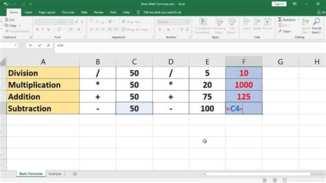 Language and Mathematics Excel