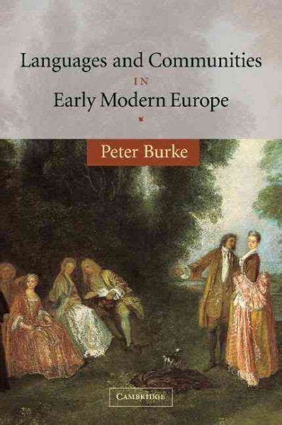 Languages and Communities in Early Modern Europe The Wiles Lectures Epub