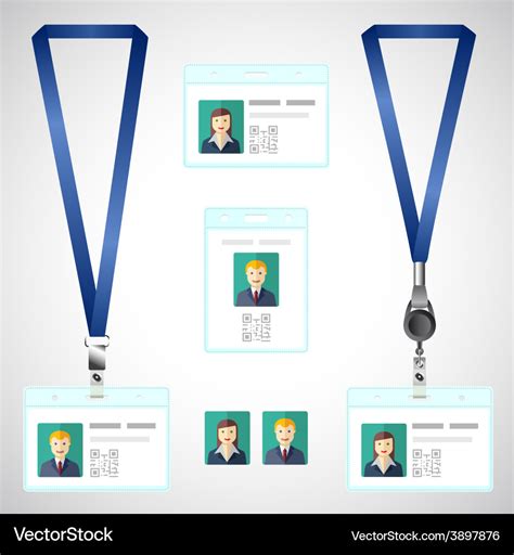 Lanyard Name Tags Template