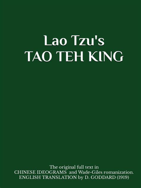 Laotze The Tao Teh King PDF