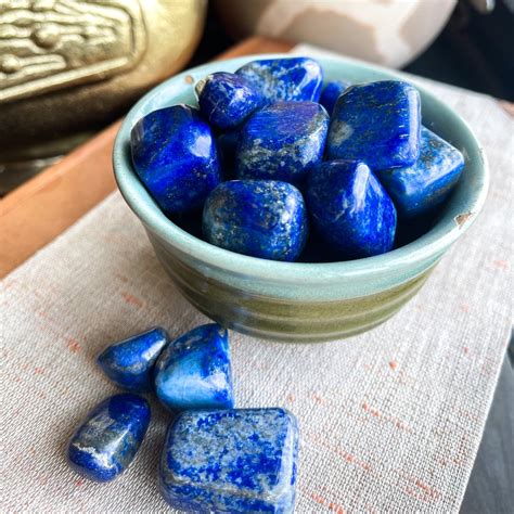 Lapis Lazuli Tumbled: A Journey into Celestial Connection and Empowerment