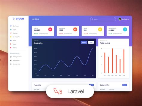 Laravel Dashboard Template
