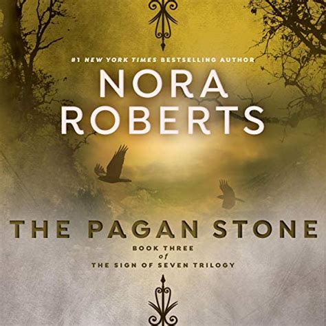 Large Print Edition the Pagan Stone Harcover By Nora Roberts Sign of Seven Book 3 2008 Doc