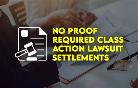 Largest Class Action Settlements No Proof of Purchase